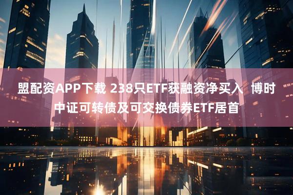 盟配资APP下载 238只ETF获融资净买入  博时中证可转债及可交换债券ETF居首